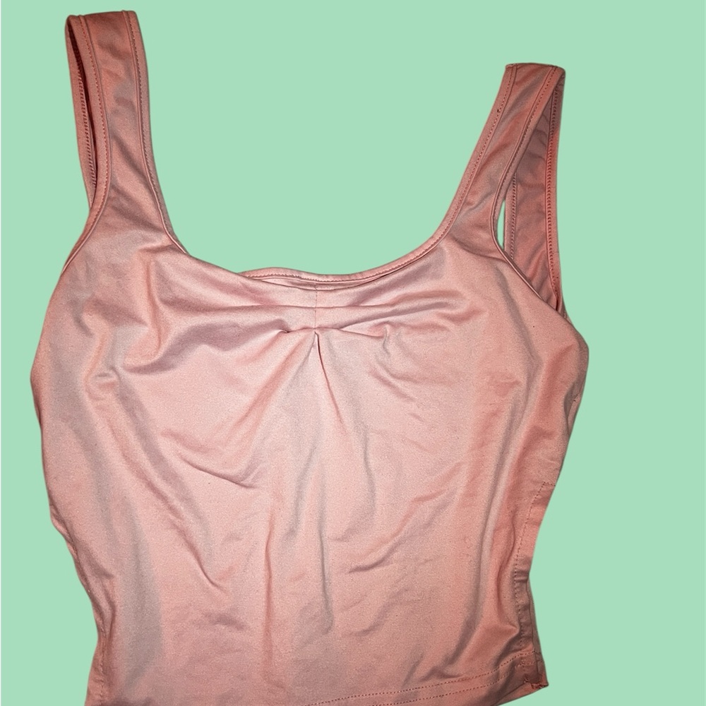SHEIN Blush Pink Sleeveless tank top slits on sides